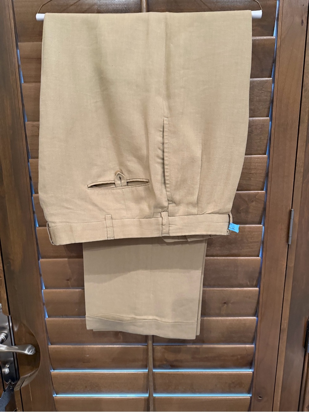 Ralph Lauren Men’s Vintage Tan Linen Pants - Size 36